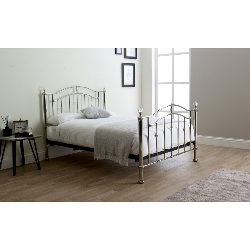 LL Callisto Chrome with Crystals 5ft Bed Frame